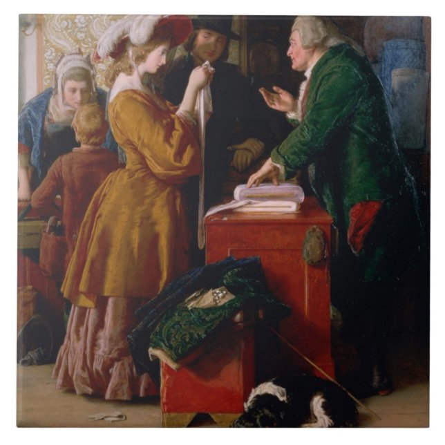 Choosing the Wedding Gown, from chapter 1 of 'The Ceramic Tile (Front)