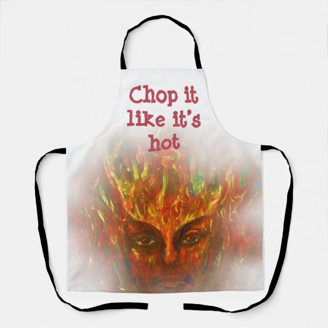 Chop It Like It’s Hot Apron (Front)