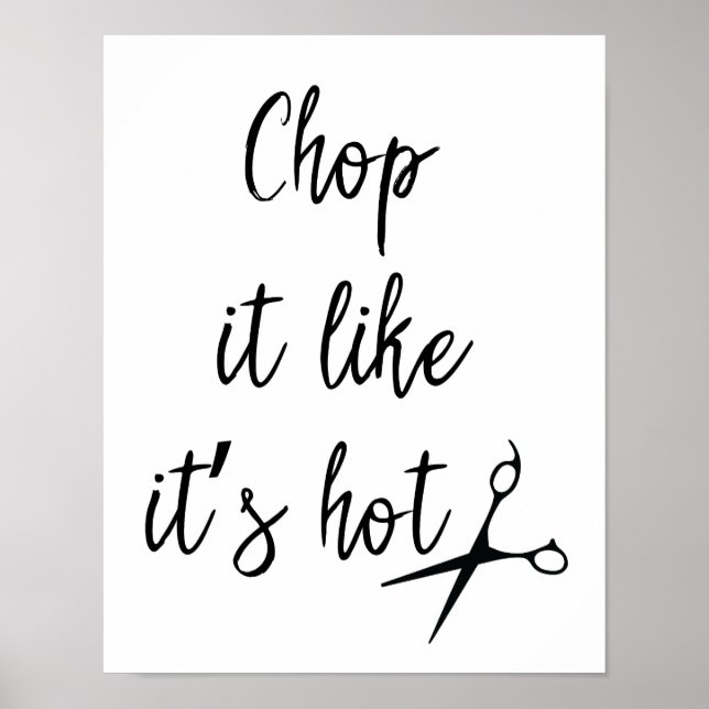 Chop It Like Its Hot Poster (Front)