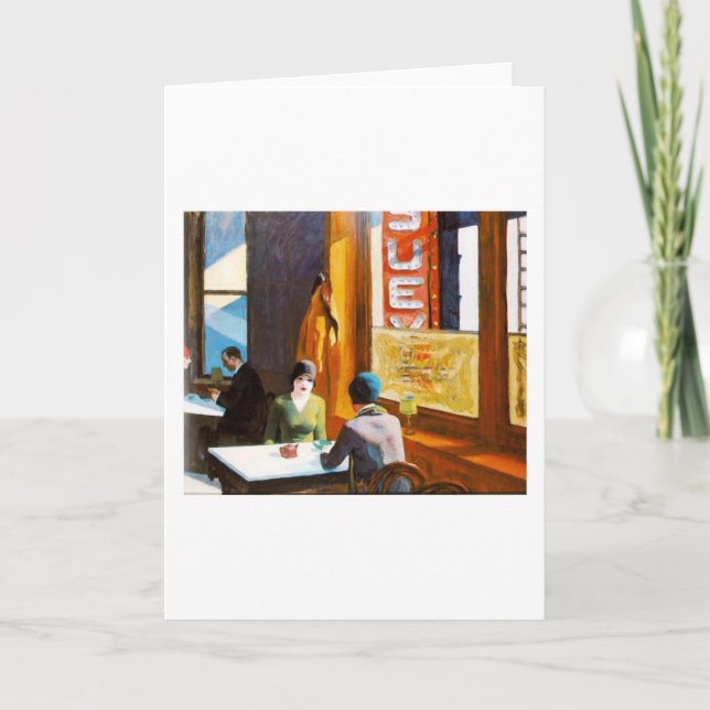 Chop Suey - Edward Hopper Card (Front)