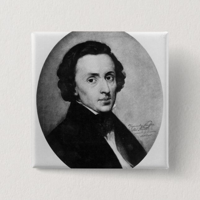 Chopin, 1858 15 cm square badge (Front)