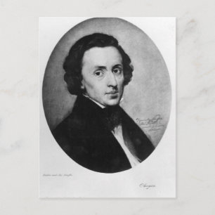 Chopin, 1858 postcard