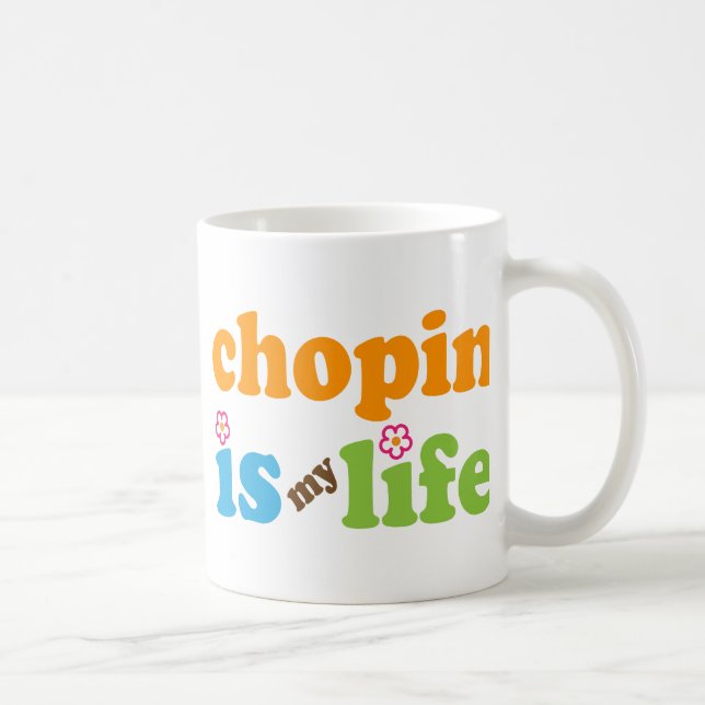 Chopin Gift Girls Coffee Mug (Right)