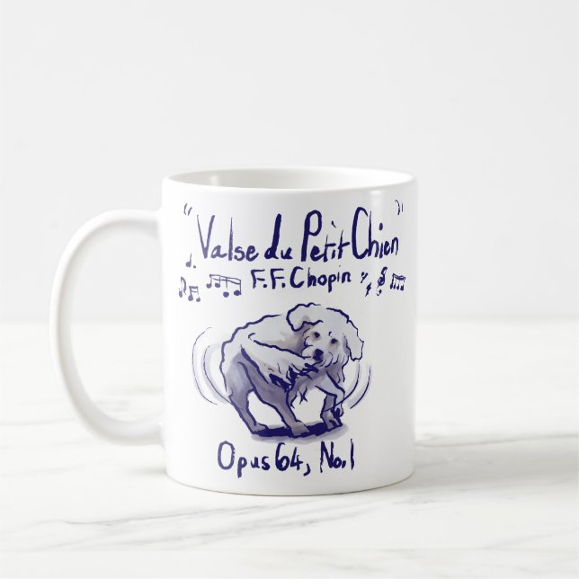 Chopin Minute Waltz Mug (Left)
