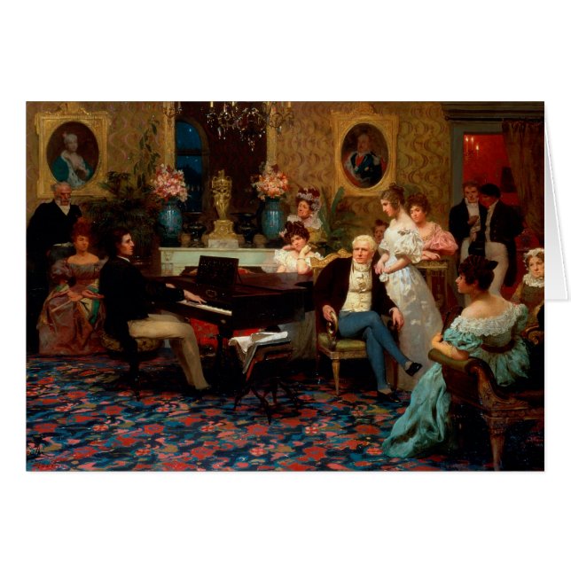 Chopin Playing the Piano (Front Horizontal)