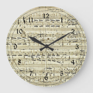 Chopin - Polonaise Large Clock