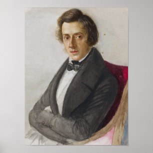 Chopin Portrait Poster