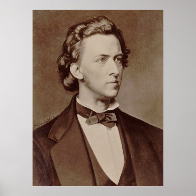 Chopin Portrait Poster (Front)