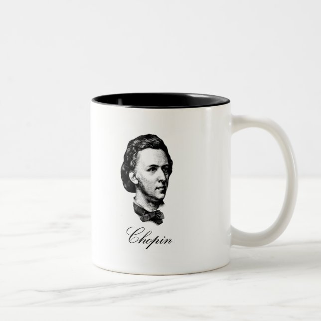 Chopin Two-Tone Coffee Mug (Right)