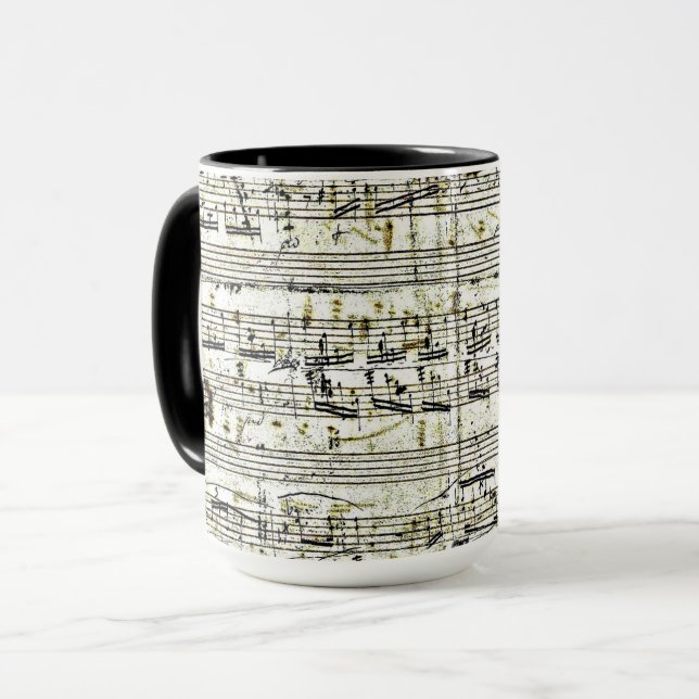 Chopin's "Polonaise" Mug (Front Left)