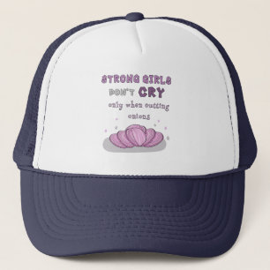 Chopped onion trucker hat