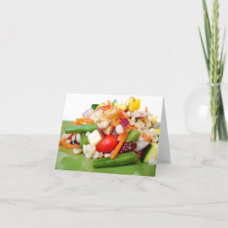 Chopped Salad Note Card - Customised