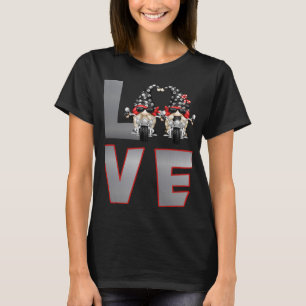 Chopper Biker Gnomes Love Riding Motorcycle - Skul T-Shirt