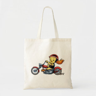 Chopper Chick -notx Tote Bag