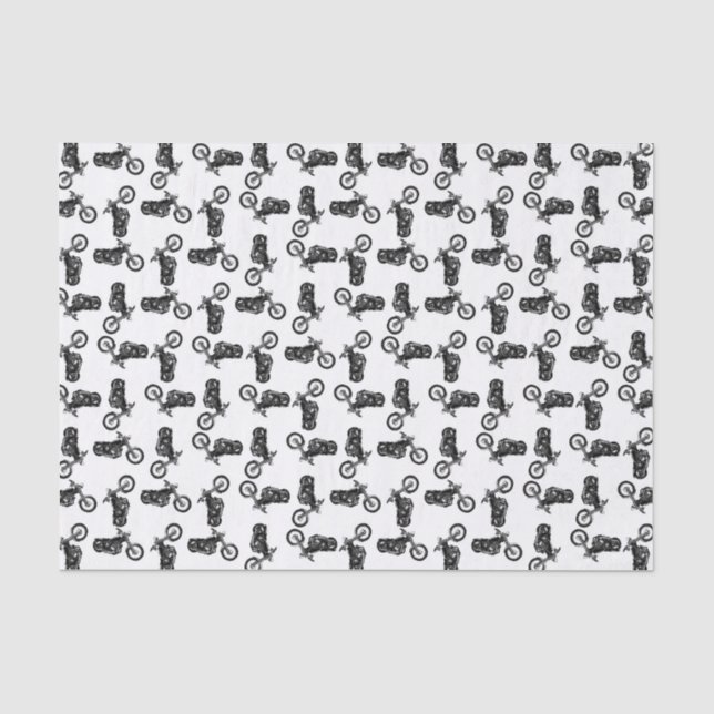 Chopper Mania Print Pattern Tissue Paper (Front)