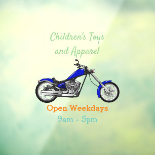 Chopper motorcycle cartoon illustration