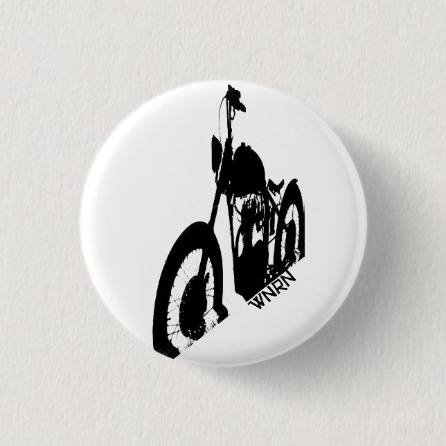 Chopper Shadow 3 Cm Round Badge (Front)