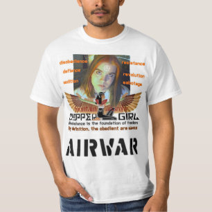 Choppergirl Disobedience = Freedom T-shirt