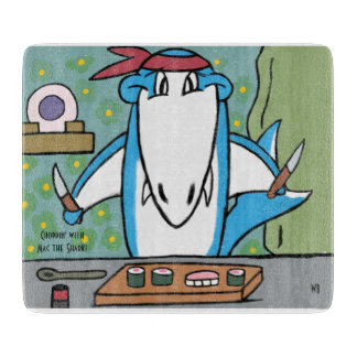 Choppin' With Mac the Shark Cutting Board