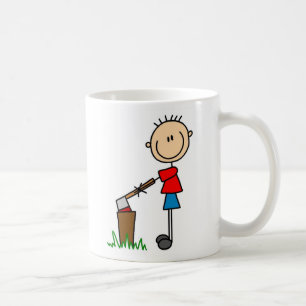 Chopping Wood Camping Mug