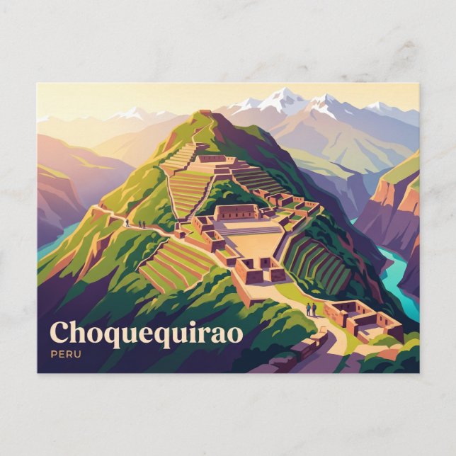 Choquequirao Peru Postcard (Front)