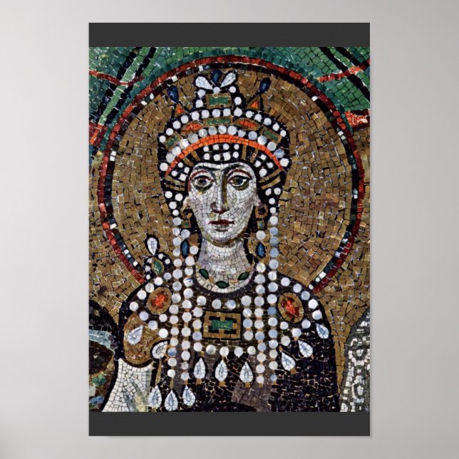 Chor Mosaics At San Vitale In Ravenna, Szene: Empr Poster (Front)