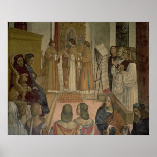 Choral Scene, from the Life of St. Benedict (fresc Poster