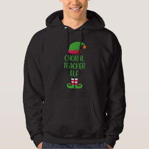 Choral Teacher Elf Christmas Family Matching Group Hoodie