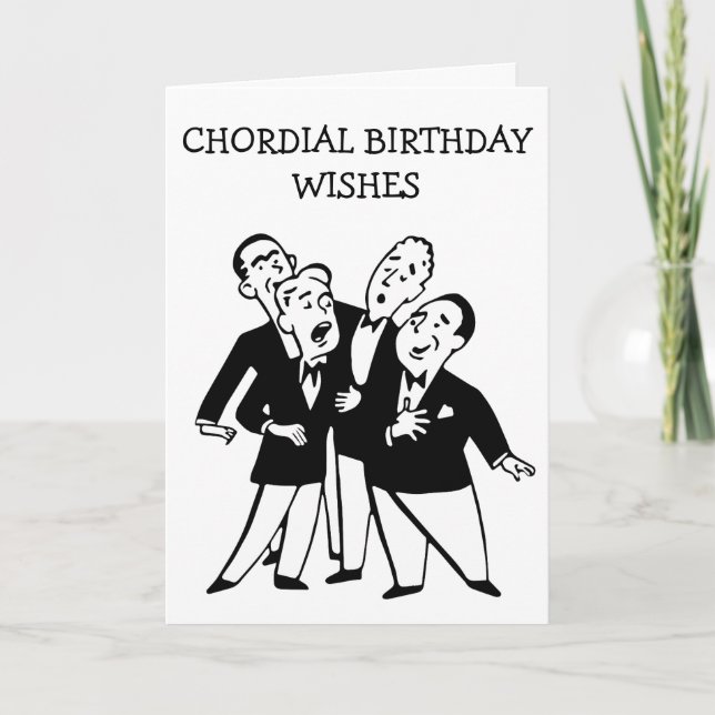 Chordial Birthday Card (Front)