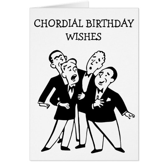 Chordial Birthday Card