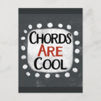 Chords Are Cool Postcard