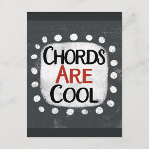 Chords Are Cool Postcard