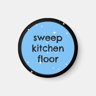 chore chart magnet - sweep kitchen floor