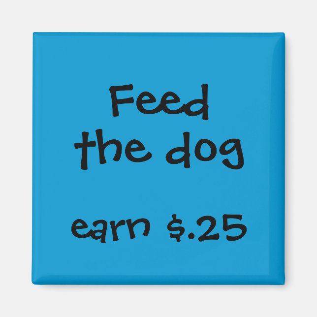 Chore Rewards for Kids Magnet (Front)