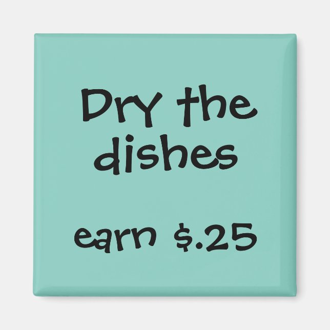 Chore Rewards for Kids Magnet (Front)