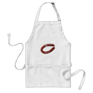 Chorizo sausage isolated as Cut Standard Apron