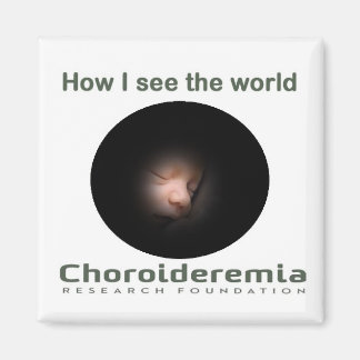 Choroideremia How I see the world -Magnet Magnet