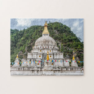 Chorten Kora - Eastern Bhutan, Himalaya, Asia Jigsaw Puzzle