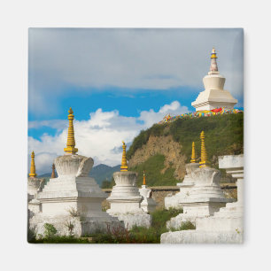 Chortens of Tagong Monastery Magnet