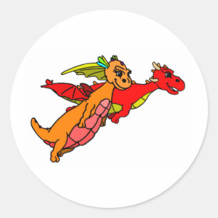 Chortle and Flitter Classic Round Sticker