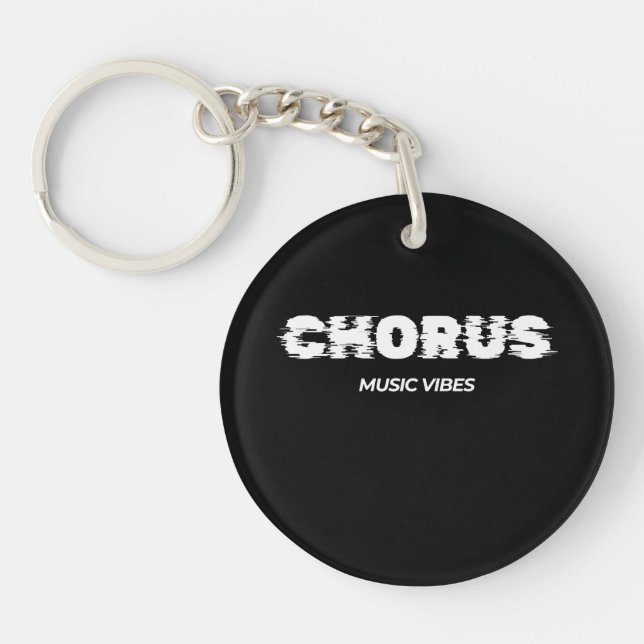 Chorus - Music Vibes Key Ring (Front)