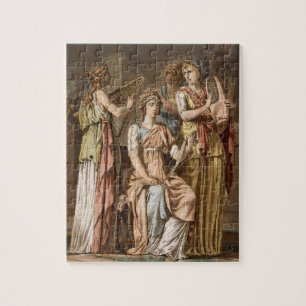 Chorus of Israelite Women, costumes for 'Esther' b Jigsaw Puzzle