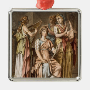 Chorus of Israelite Women, costumes for 'Esther' b Metal Tree Decoration