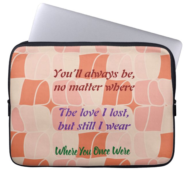 Chosen Again and Always, for You video version Laptop Sleeve (Front)