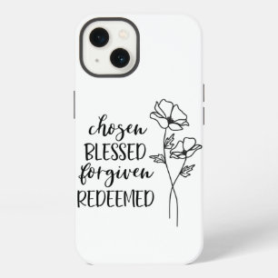 Chosen Blessed Forgiven Redeemed iPhone 13 Case