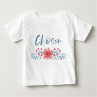 Chosen Blue and Pink Flowers Kids Adoption