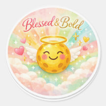 “Chosen & Courageous – Pastel Pickleball Faith Sti