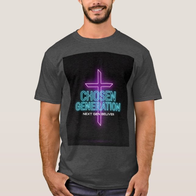  Chosen Generation Christian Men’s T-Shirt (Front)