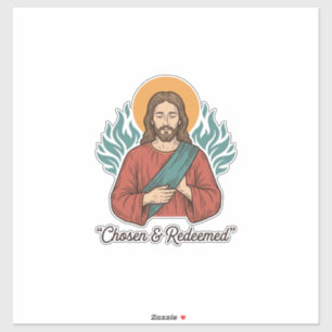 Chosen & Redeemed Christian Vintage Jesus T-Shirt