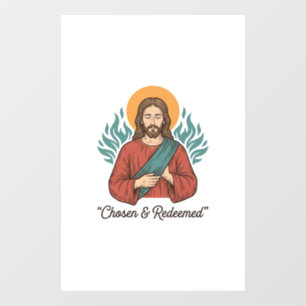 Chosen & Redeemed Christian Vintage Jesus T-Shirt